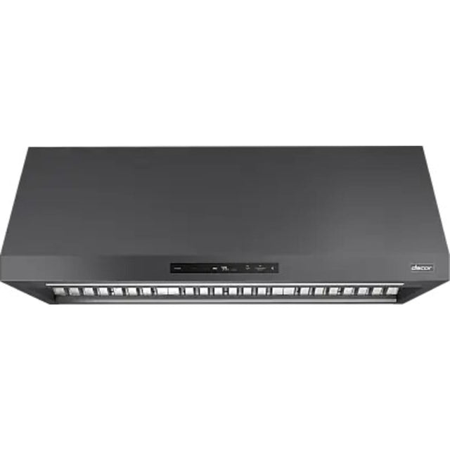 Dacor DHD48U990CM - 48? Smart Wall-Mount Range Hood, Graphite Stainless, 1200 CFM for luxury appliances sale.