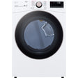 Image of LG DLEX4000W 7.4 cu. ft. Ultra Large Capacity Smart wi-fi Enabled Front Load Electric Dryer with TurboSteam™ and Built-In Intelligence.