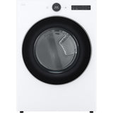 LG DLEX5500W - 7.4 Cu. Ft. Ultra Large Capacity Smart Front Load Electric Dryer with Sensor Dry & Steam, White