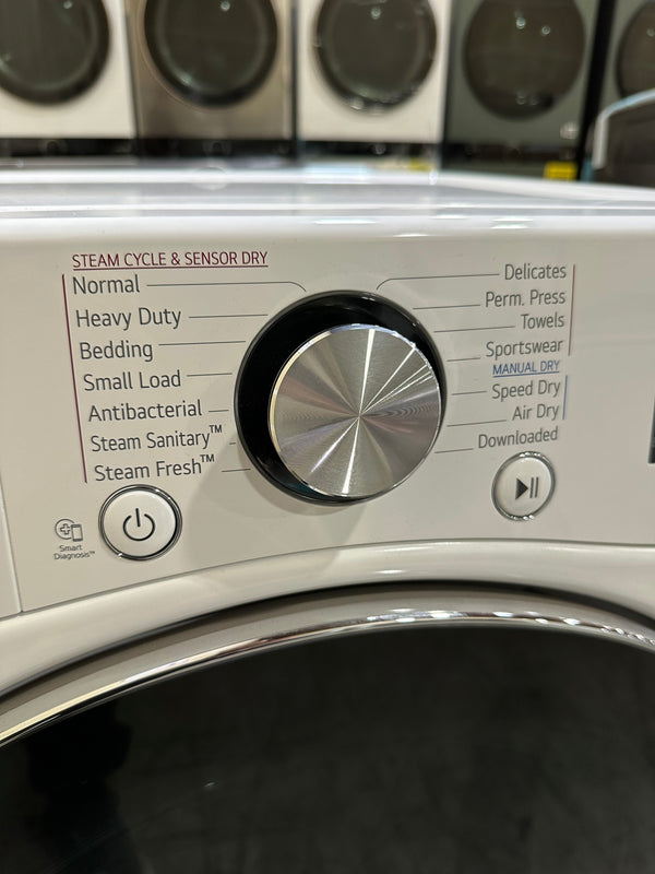 LG Smart Gas Dryer control panel features