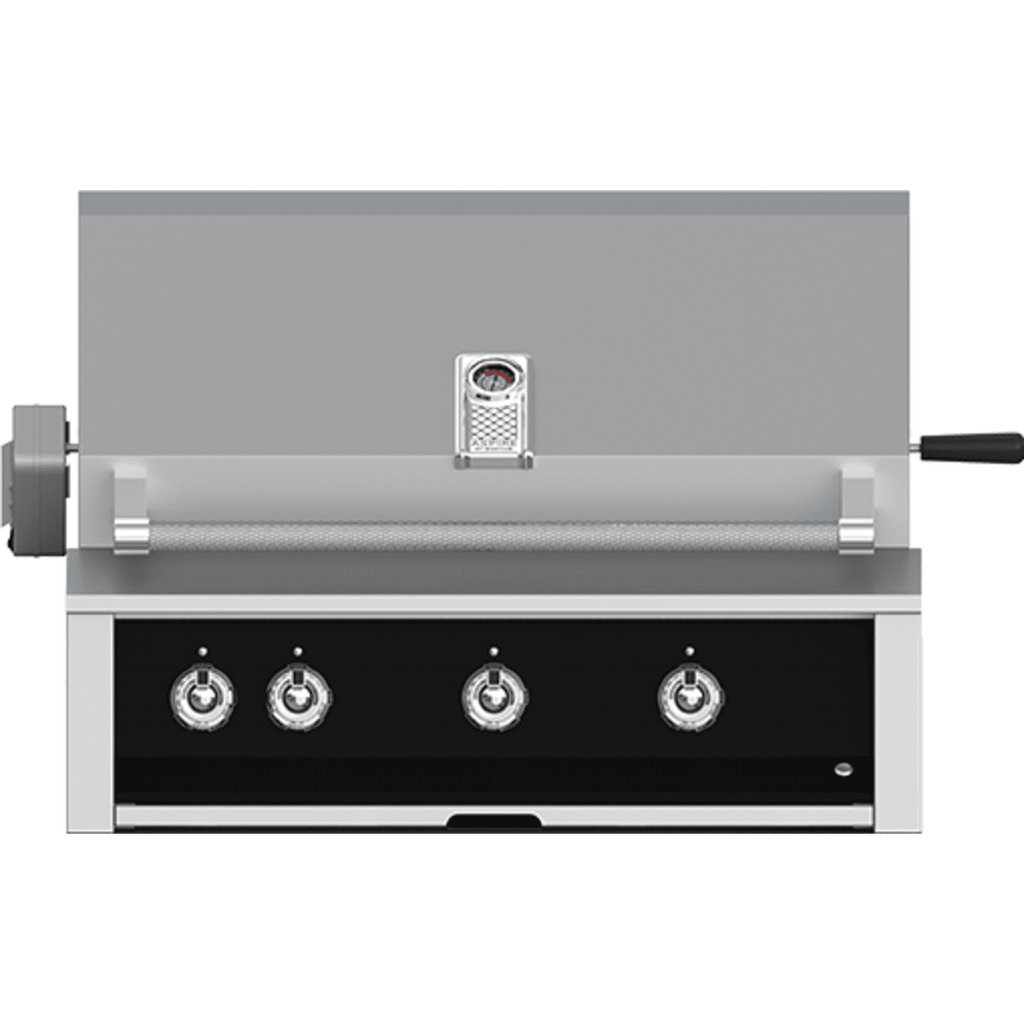 Hestan built-in grill with infrared burners
