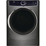 Electrolux ELFG7637AT 8.0 Cu. Ft. Front Load Gas Dryer TITANIUM with sleek design and advanced moisture sensing technology.