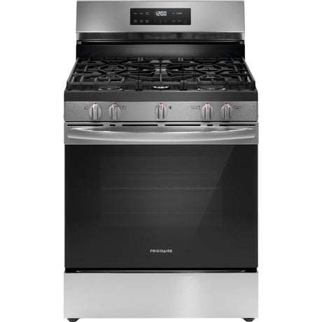 Frigidaire FCRG3062AS - 30" Freestanding Gas Range – Stainless Steel ideal for appliance liquidation and overstock appliances.