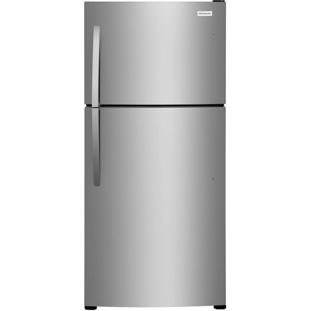 Frigidaire top freezer refrigerator stainless steel