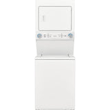 Frigidaire FLCE7522AW 27 Inch Electric Laundry Center with 3.9 Cu. Ft. Washer Capacity, 10 Wash Cycles, 5.6 cu. ft. Dryer Capacity, 6 Dry Cycles, MaxFill™ Option.