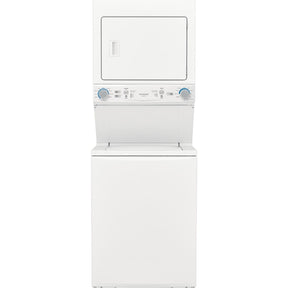Frigidaire FLCE7522AW 27 Inch Electric Laundry Center with 3.9 Cu. Ft. Washer Capacity, 10 Wash Cycles, 5.6 cu. ft. Dryer Capacity, 6 Dry Cycles, MaxFill™ Option.