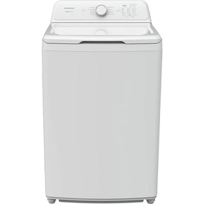 Frigidaire FLVW7000AW 25 Inch Top Load Washer with 4.1 cu ft Capacity, 8 Wash Cycles, Auto Sensing, 4 Wash Options, 4 Temperature Settings, Child Lock, and UL Listed.