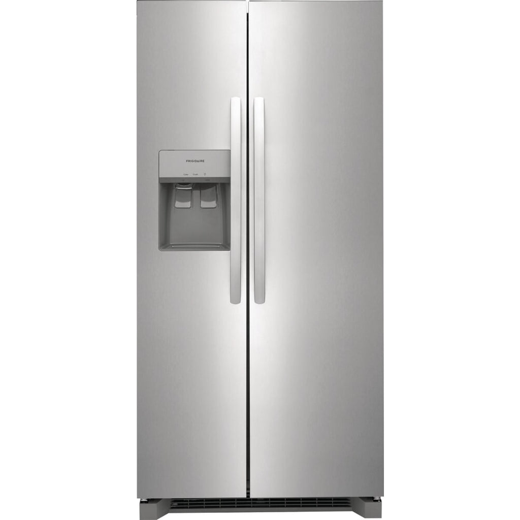 Frigidaire side-by-side refrigerator stainless steel