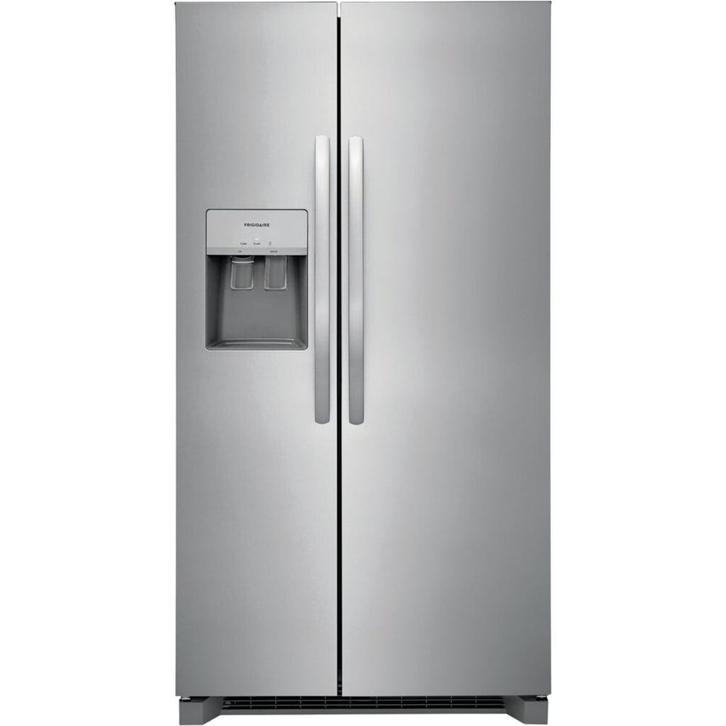 Frigidaire side-by-side refrigerator stainless steel