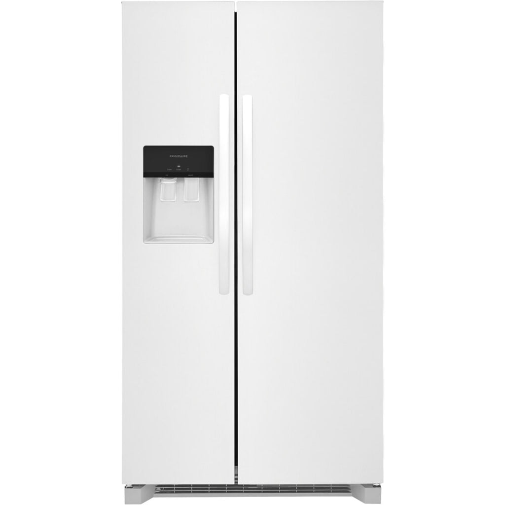 Frigidaire side-by-side refrigerator with ice maker