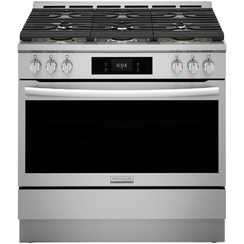 Frigidaire GCFD3661AF 36 Inch Freestanding Dual Fuel Range with 6 Sealed Burners, 4.6 cu. ft. Convection Oven - Open Box