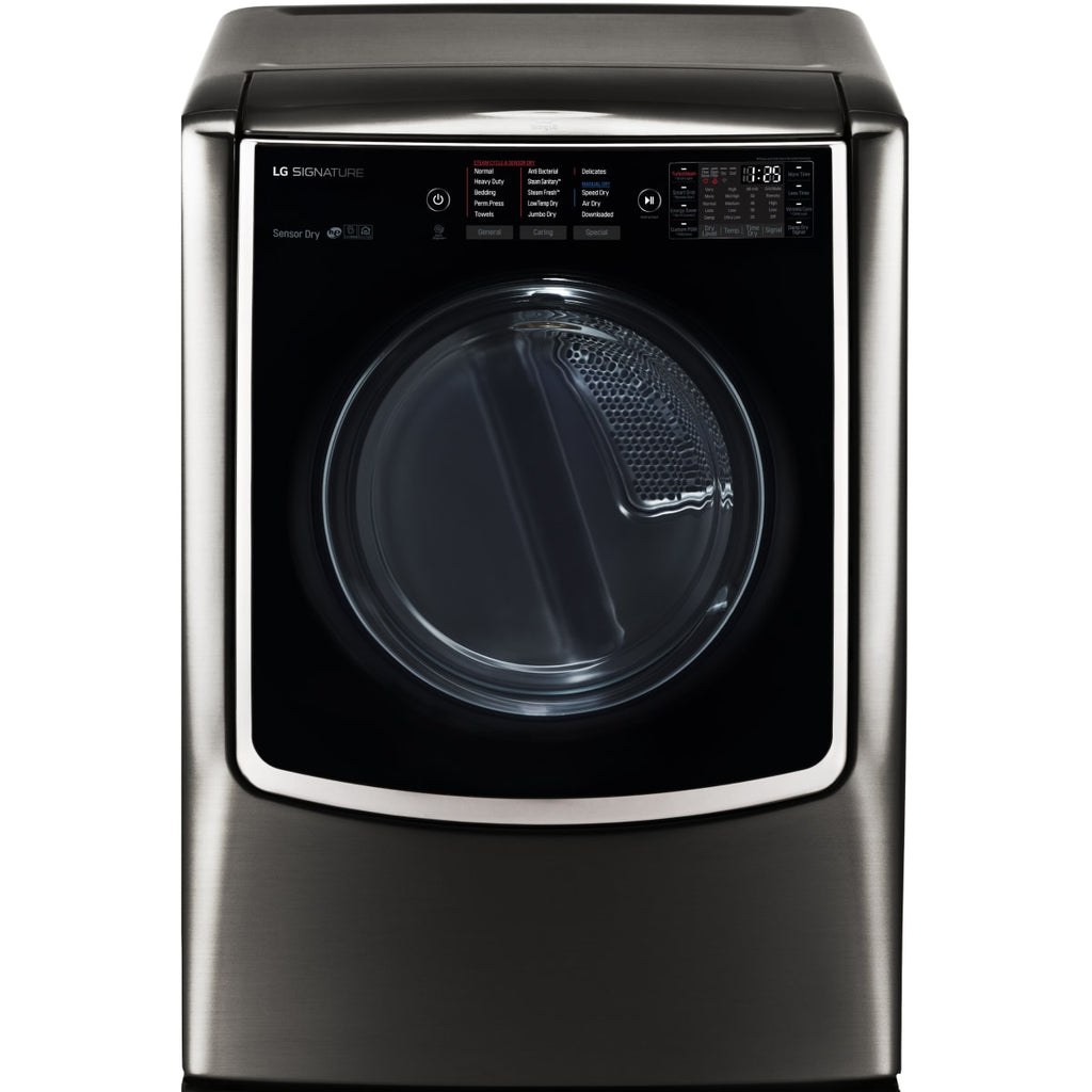 LG SIGNATURE DLEX9500K 9.0 cu. ft. Large Smart wi-fi Enabled Electric Dryer w/ TurboSteam™
