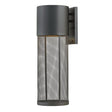 Hinkley 2305BK - Hinkley Aria 1-Light Outdoor Light In Black mounted with mesh design for outdoor settings.