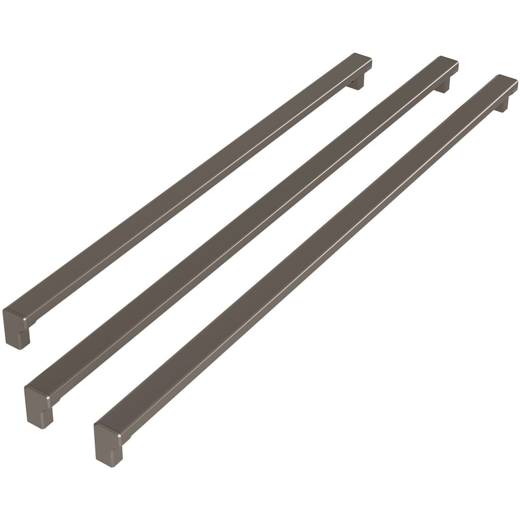 Bertazzoni refrigerator handle kit, titanium finish, 36-inch