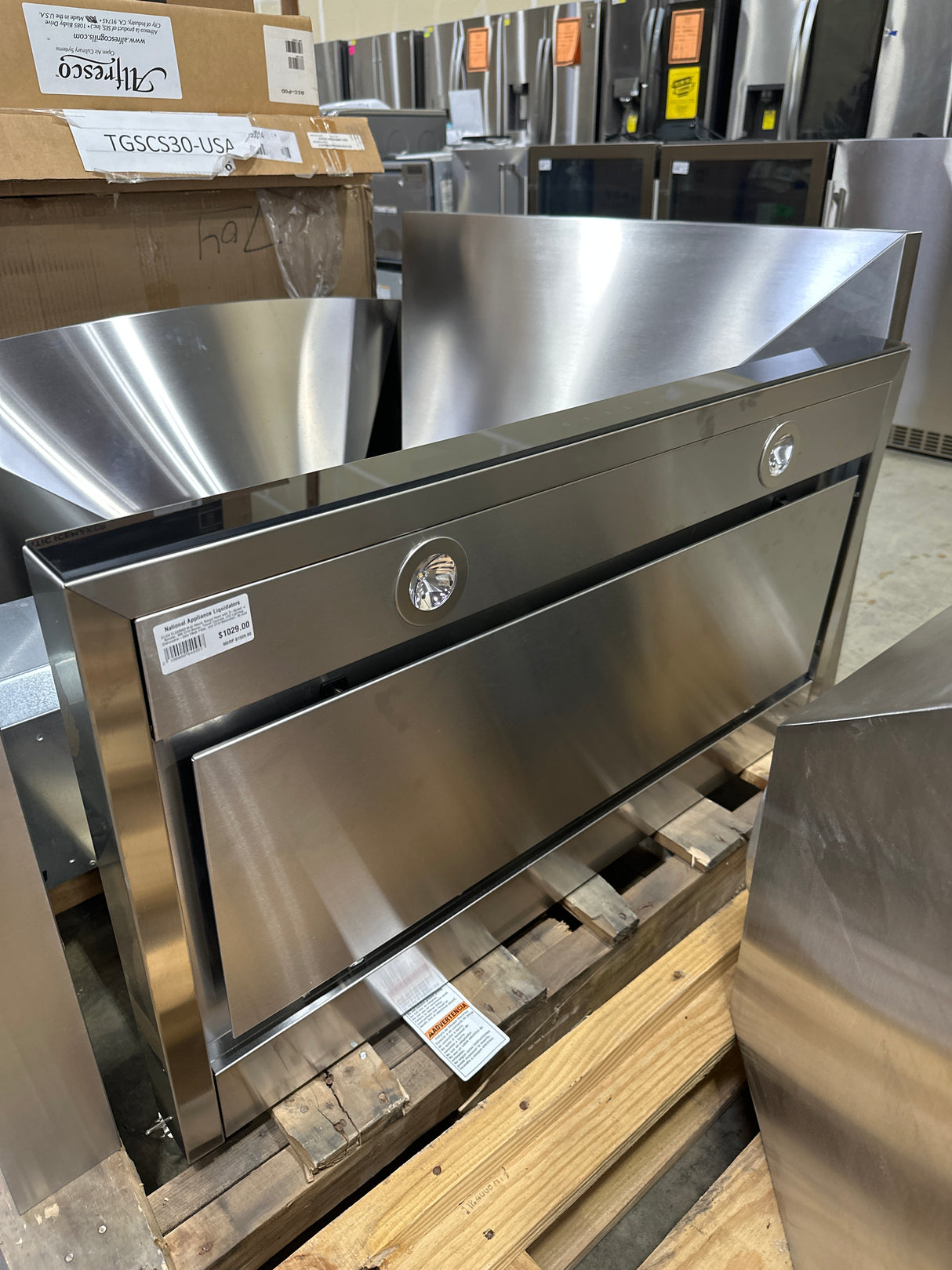 Elica ELG636S3 Wall Mount Range Hood (Open Box / Scratch & Dent)