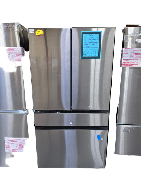 SAMSUNG Bespoke RF29BB8600QL 4-Door French Door Refrigerator (29 cu. ft.) with Beverage Center™ in Stainless Steel