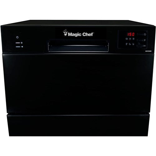 Magic Chef 6-Place Dishwasher, Black