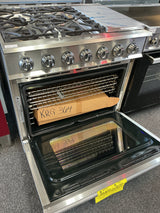 Hestan KRG364GD-NG Dual Fuel Range, Natural Gas (Open Box / Scratch & Dent)