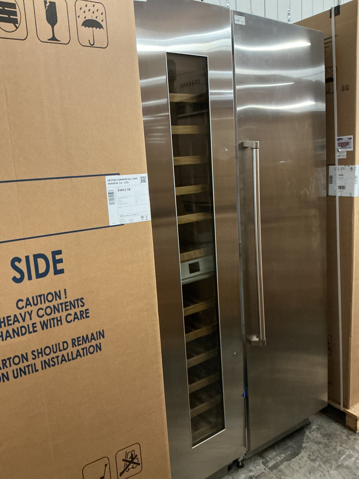 Bertazzoni REF18WCPIXL Wine Column (Open Box / Scratch & Dent)
