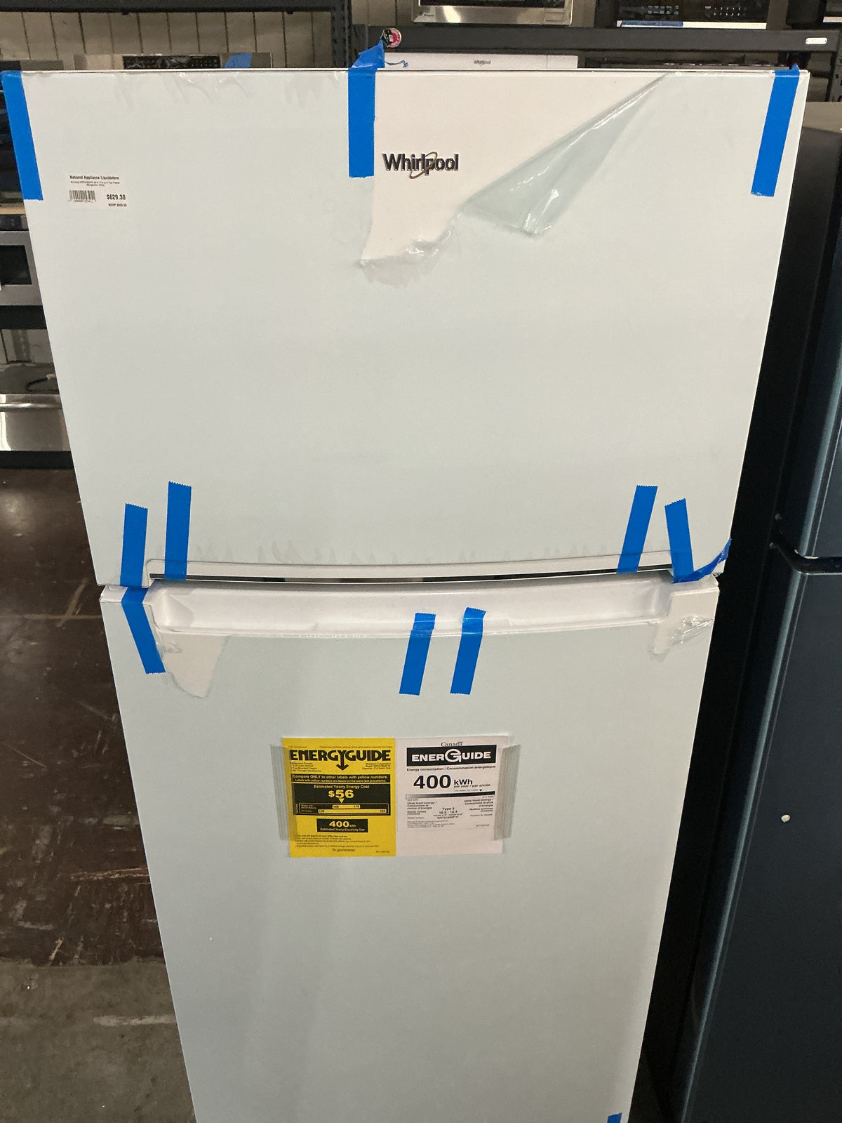 Whirlpool WRT518SZFW Top Freezer Refrigerator (Open Box / Scratch & Dent)