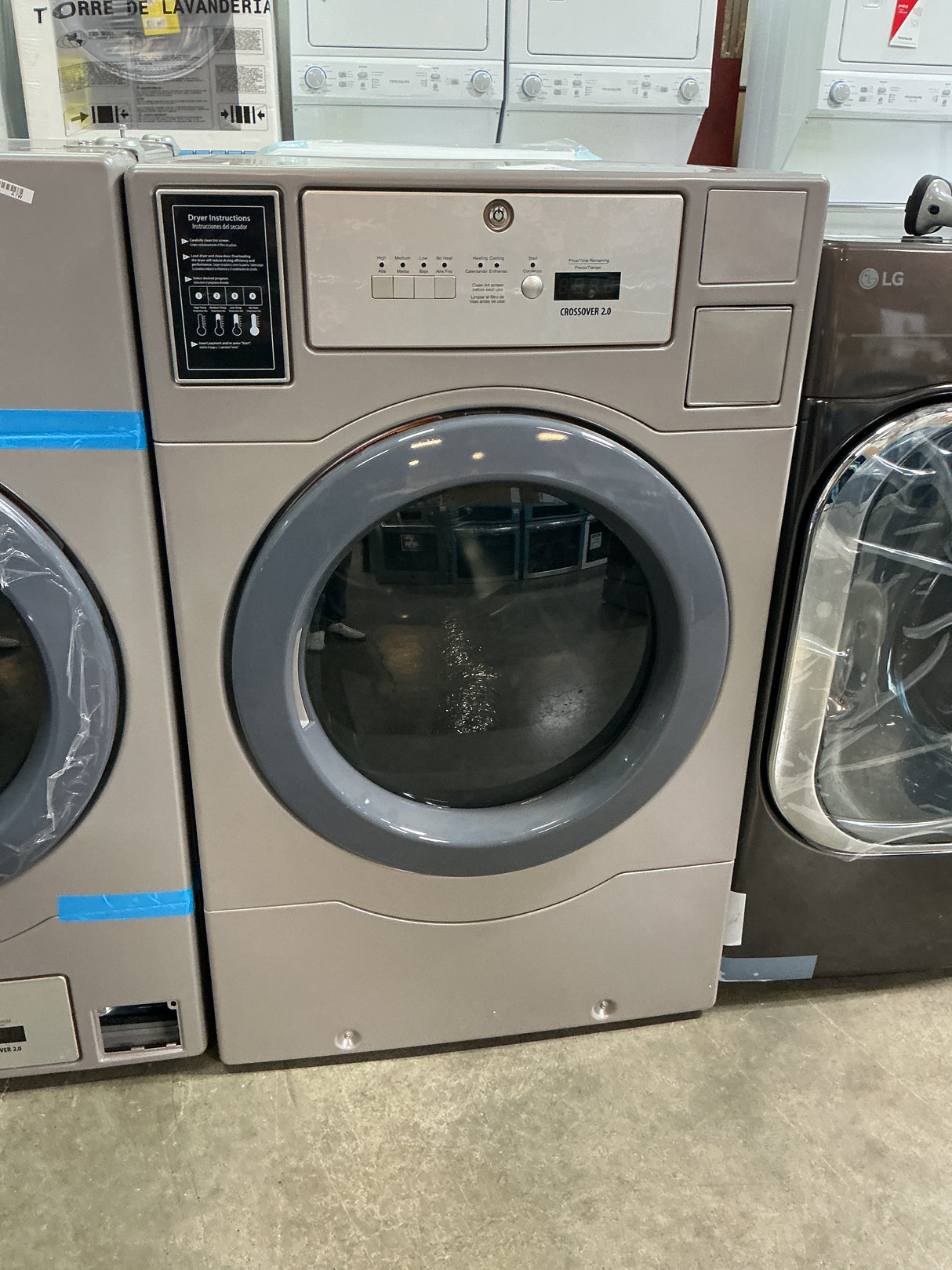 Crossover DLHF0817EC2 Commercial Electric Dryer (Open-Box / Scratch & Dent)