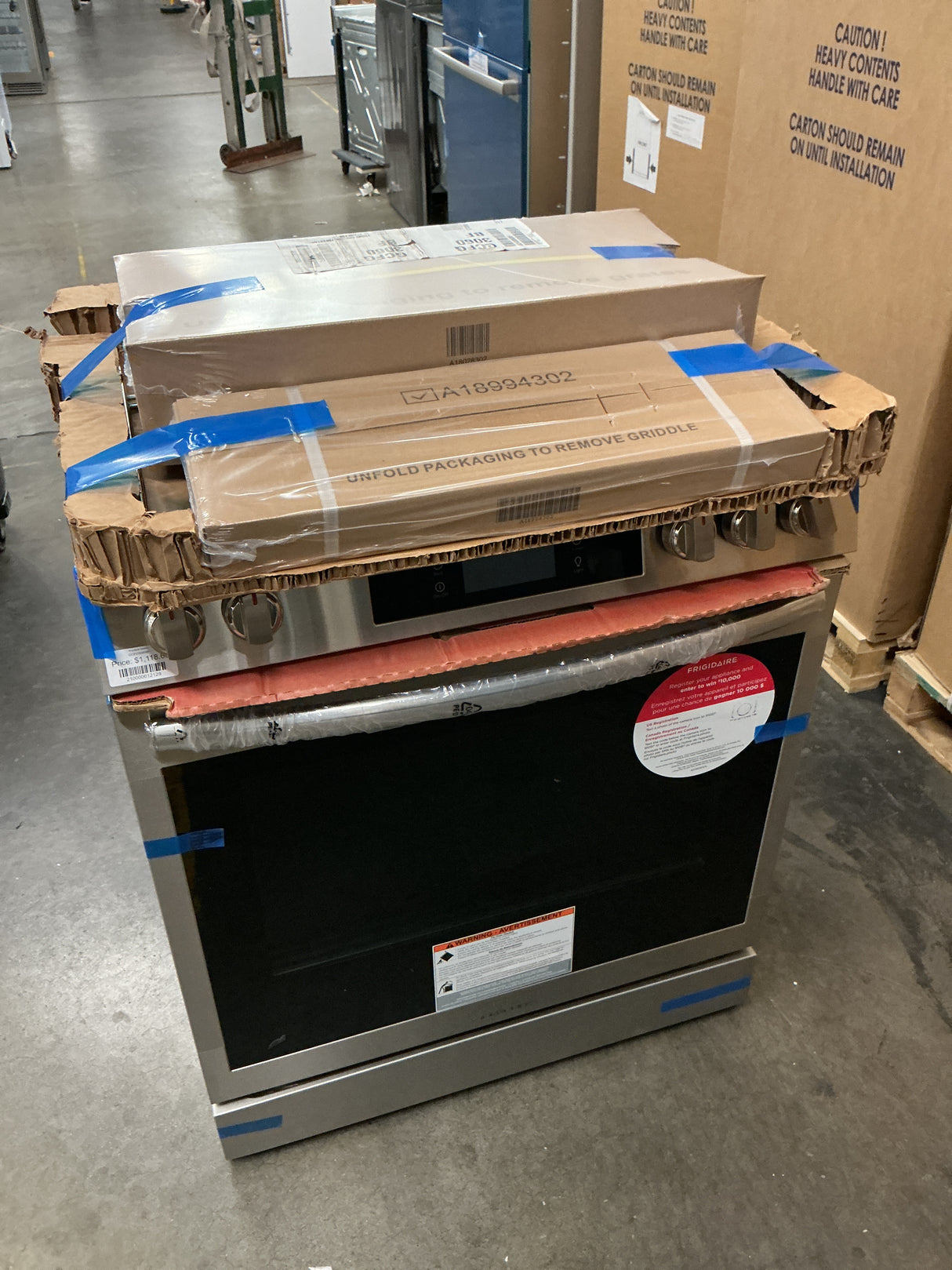 Frigidaire Gallery GCFG3060BF Gas Range (Open Box / Scratch & Dent)