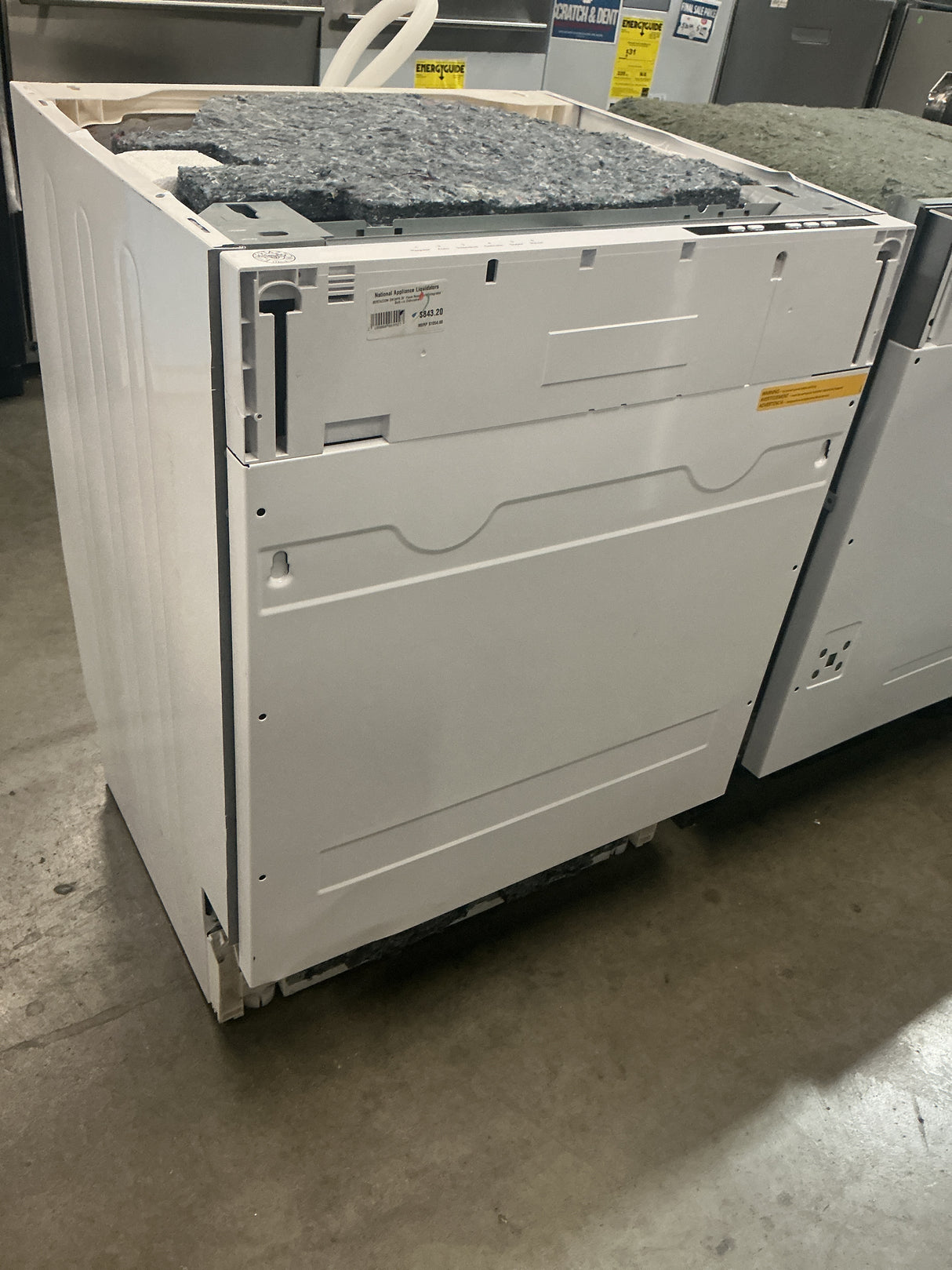 Bertazzoni DW24PR Top Control Built-In Dishwasher, Panel Ready (Open Box / Scratch & Dent)