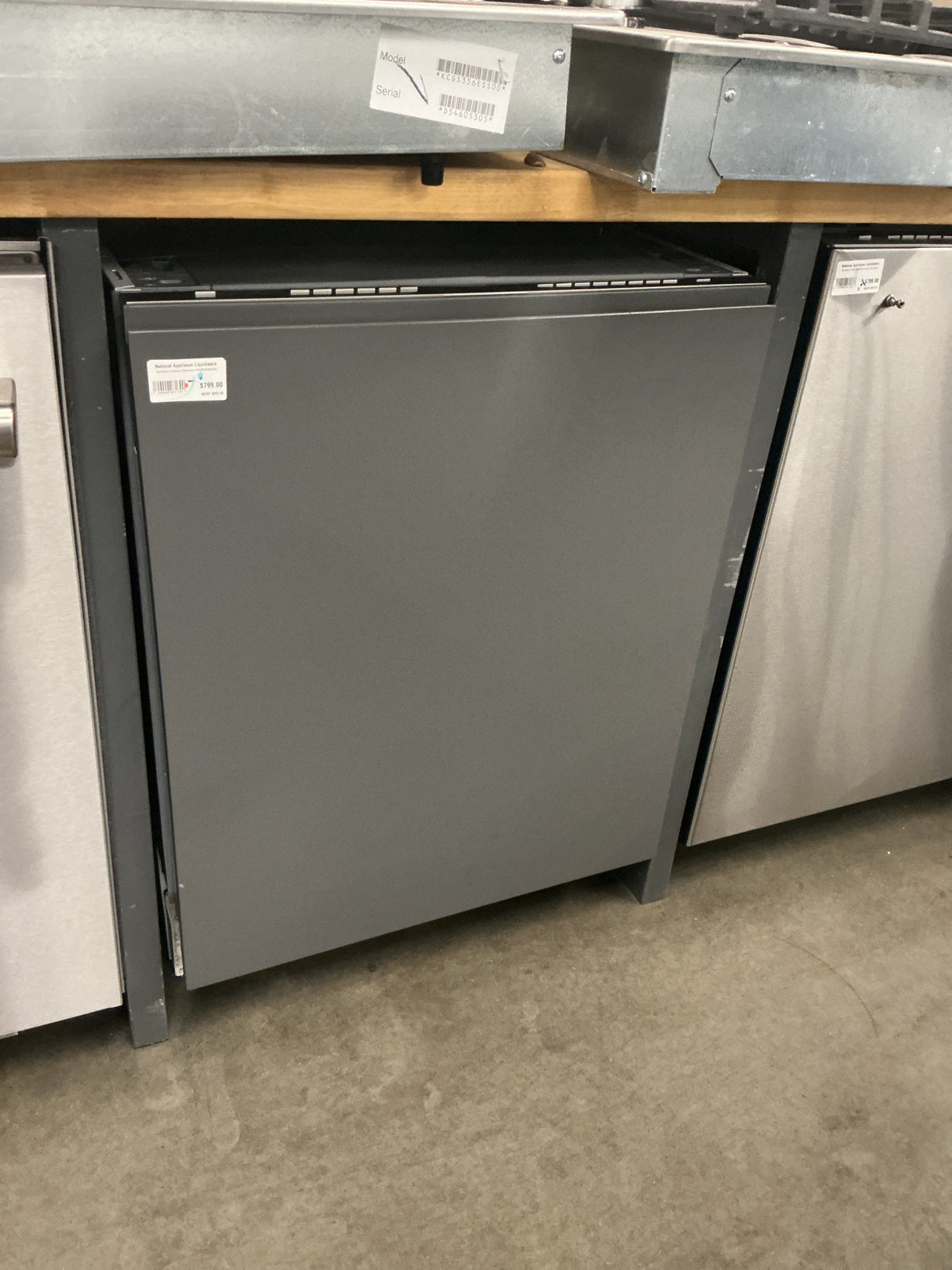 Bertazzoni IKHSB52B3S44S02 Top Control Built-In Dishwasher (Open Box / Scratch & Dent)