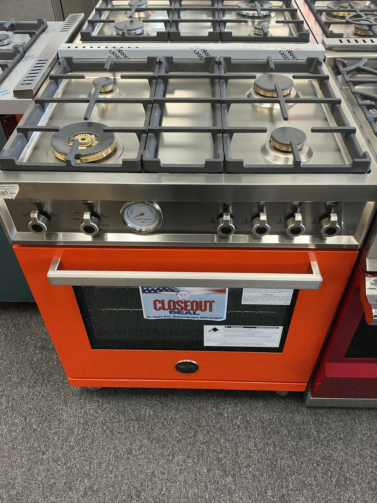 Bertazzoni PROF304GASART Gas Range (Open Box / Scratch & Dent)