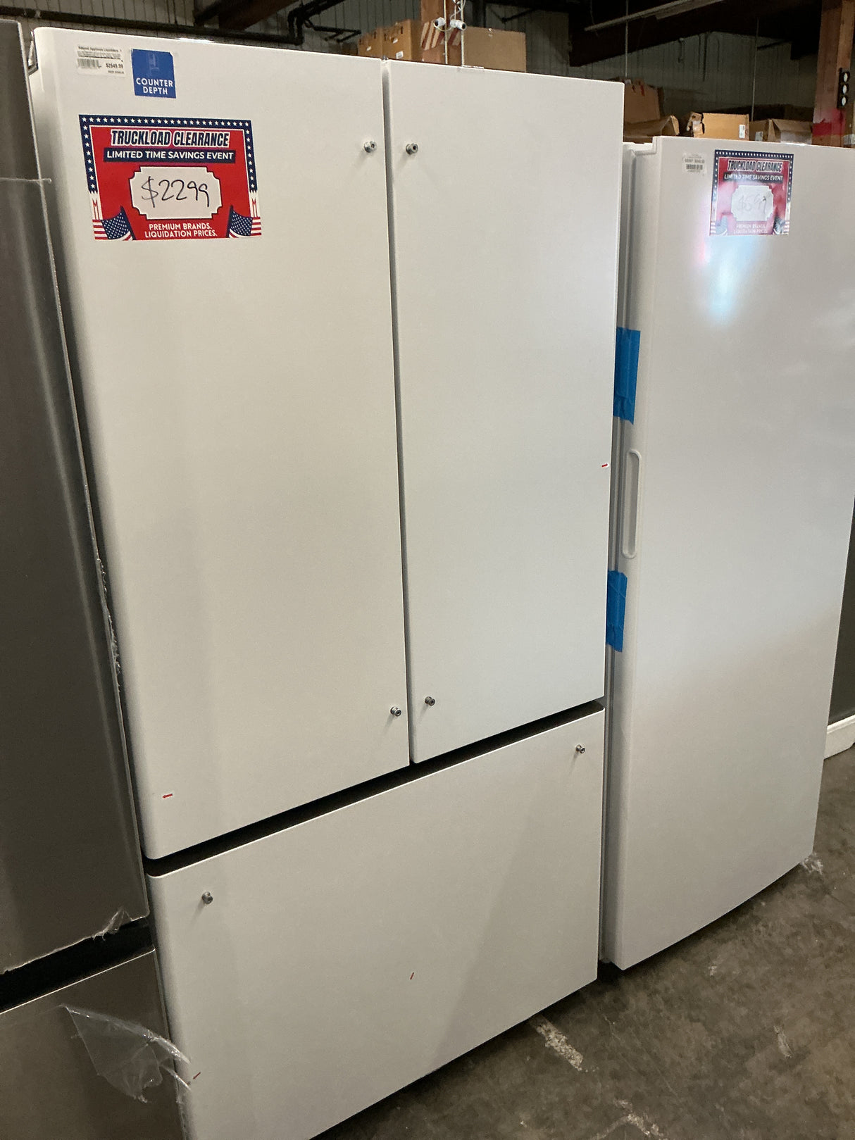 Cafe CWE23SP4MW2 French Door Refrigerator (Open Box / Scratch & Dent)