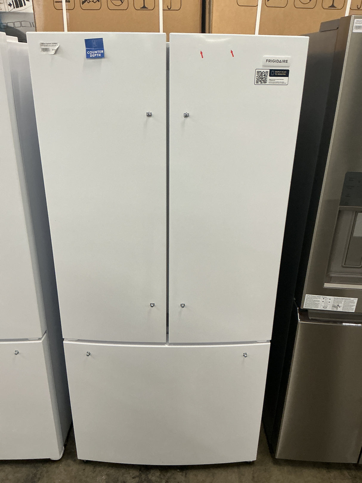 Frigidaire FRFG1723AW French Door Refrigerator (Open Box / Scratch & Dent)