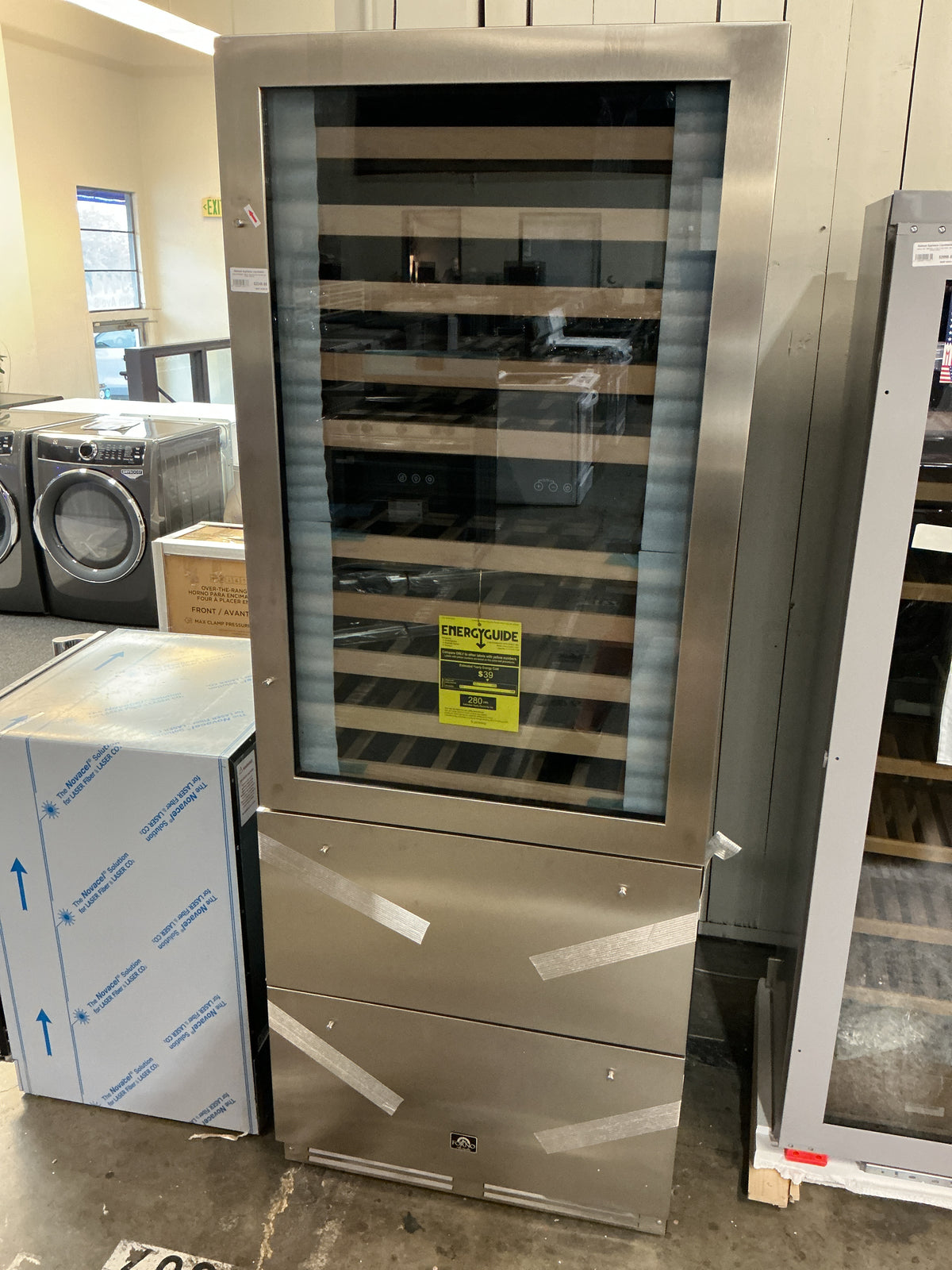 Forno FWCDR6697-30S 30" Dual Zone Wine and Beverage Cooler, Stainless