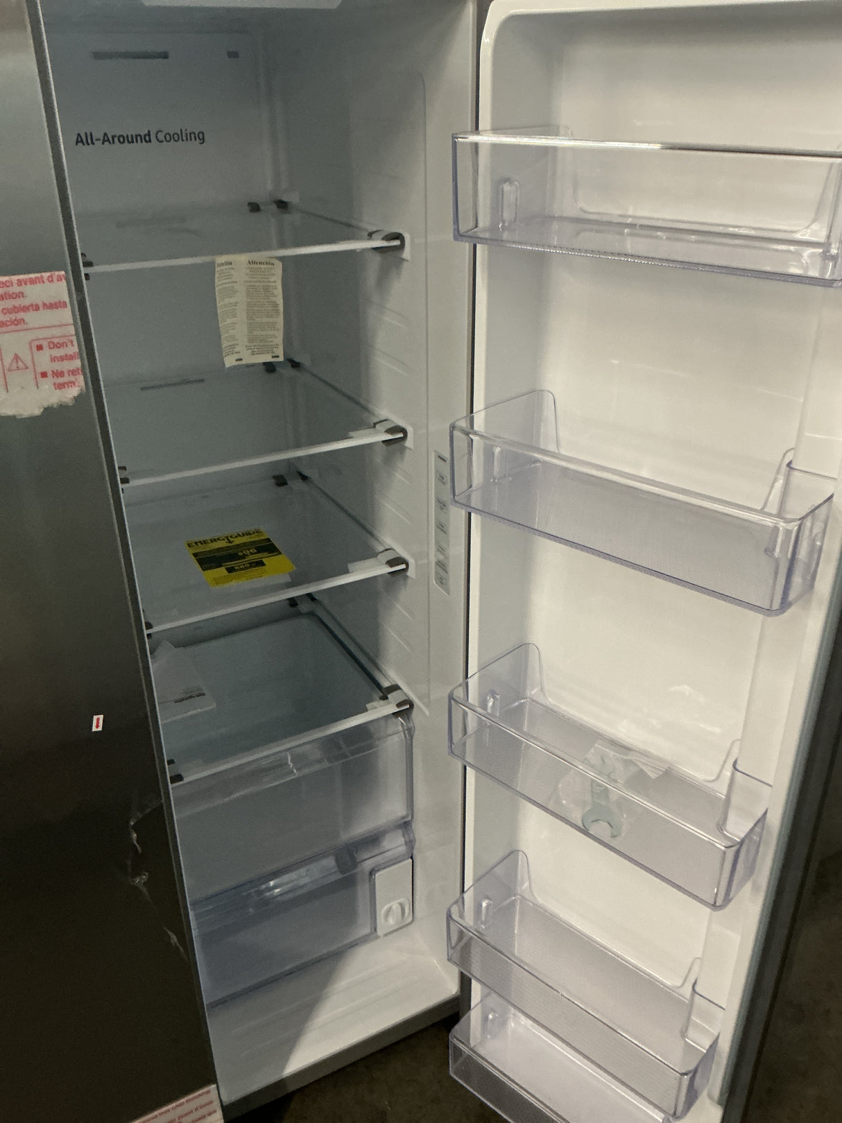 Samsung RS28A500ASR Side-by-Side Refrigerator (Open Box / Scratch & Dent)