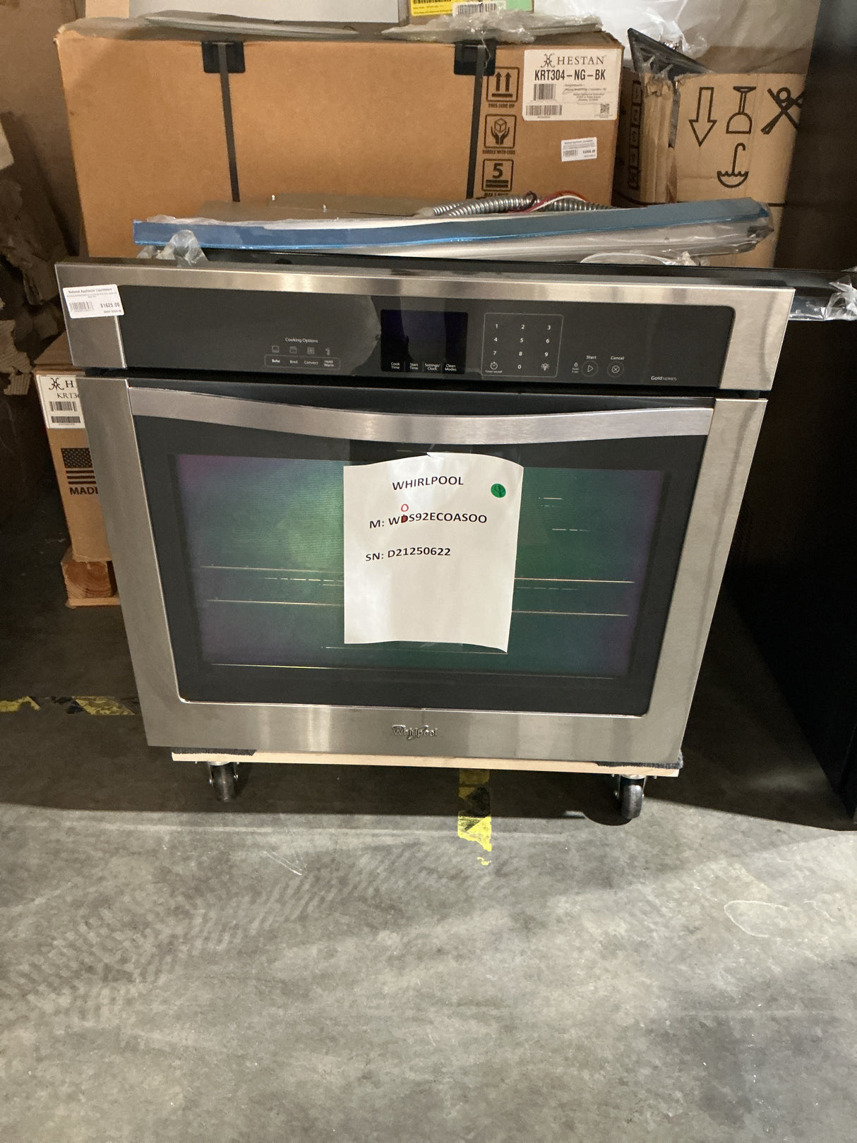Whirlpool WOS92EC0AS Single Wall Oven (Open Box / Scratch & Dent)