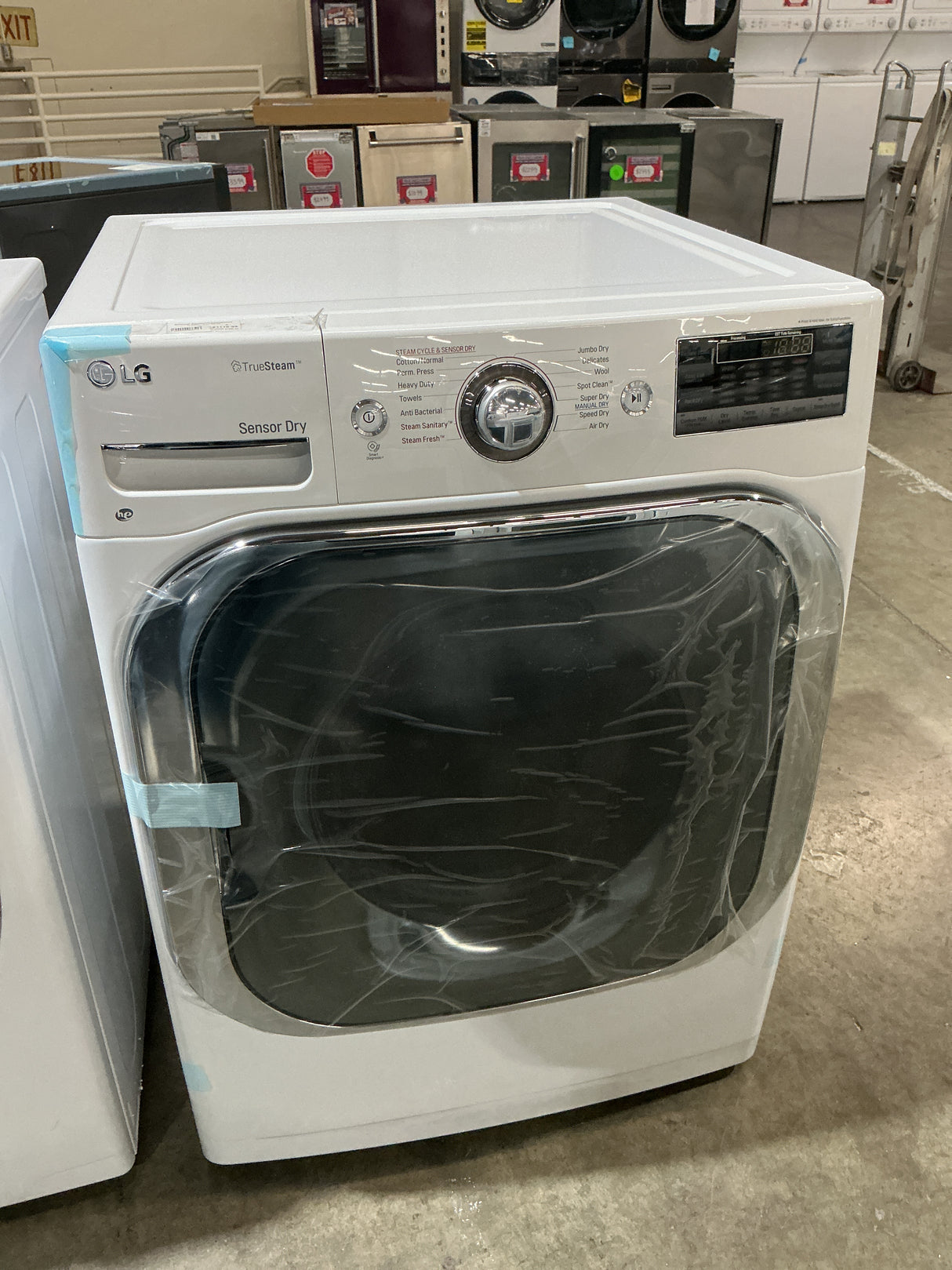 LG DLEX8100W Electric Dryer