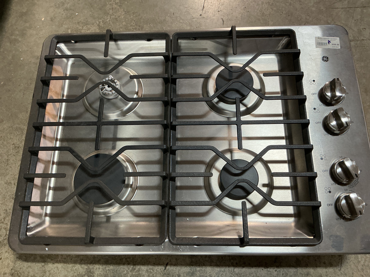 GE JGP3030SLSS Gas Cooktop, 30" (Open Box / Scratch & Dent)