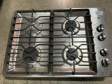 GE JGP3030SLSS Gas Cooktop, 30" (Open Box / Scratch & Dent)