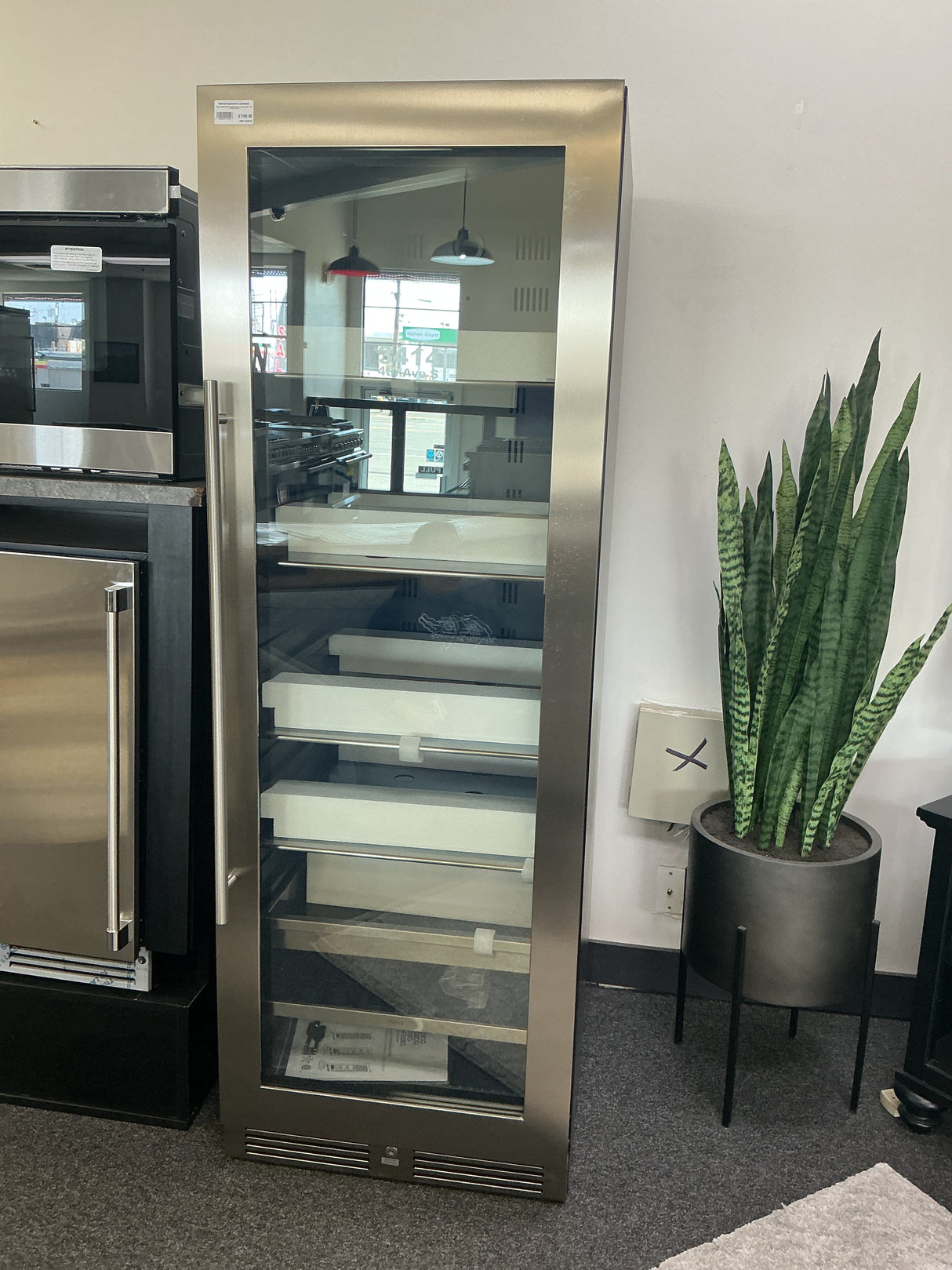 Zephyr PRB24F01BPG Freestanding Wine Fridge (Open-Box / Scratch & Dent)