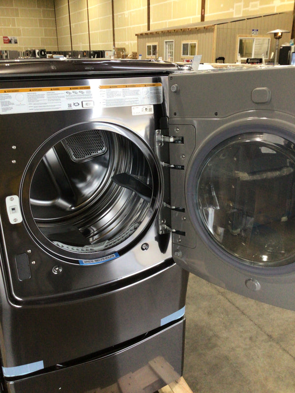LG Signature Gas Dryer with Open Door