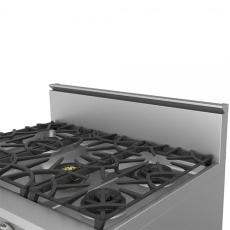 Hestan KBGLB30 - 10 Inch Low Backguard for 30 Inch Range, part of premium appliance liquidation offerings.