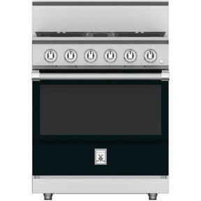 Hestan KRG304-NG-BK - 30 Inch Freestanding Professional Gas Range with 4 Sealed Burners, 4.9 Cu. Ft. Capacity - Stealth Black, Natural Gas