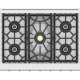 Hestan KRT365-LP - 36 Inch Gas Rangetop with 5 Sealed Burners, Liquid Propane and heavy-duty grates for premium cooking.