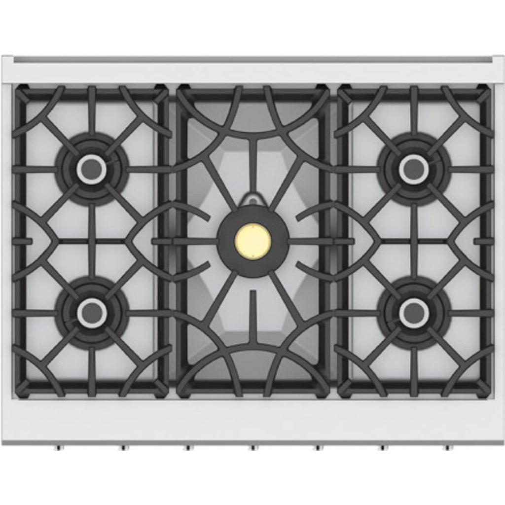 Hestan KRT365-LP - 36 Inch Gas Rangetop with 5 Sealed Burners, Liquid Propane