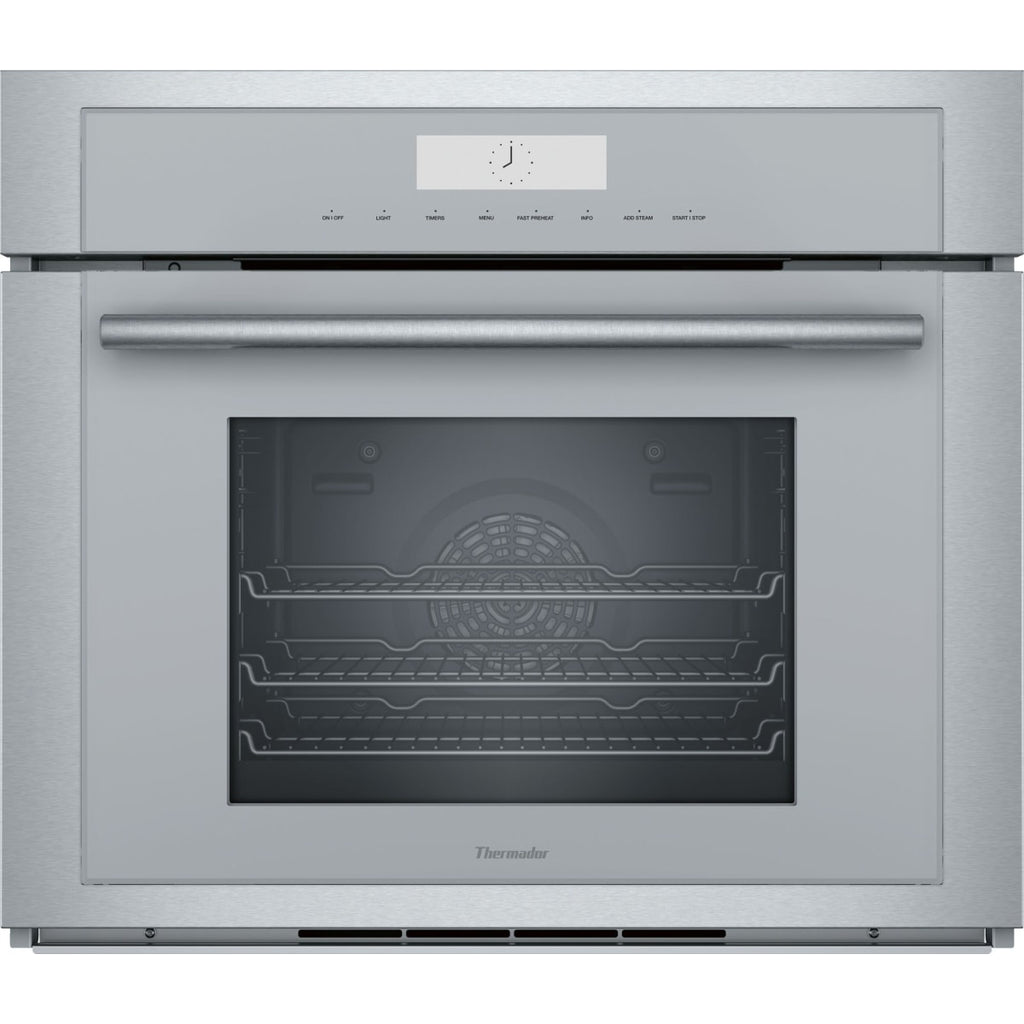 Thermador wall oven with steam cooking
