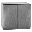U-Line 3000 Series U3036RRINT00B 36 Inch Built-In Refrigerator with 6 Full-Extension Drawer Bins, 2 Glass Shelves, Dual Zone Temperature Control, LED Theater Lighting and Star K Certified: Solid Overl