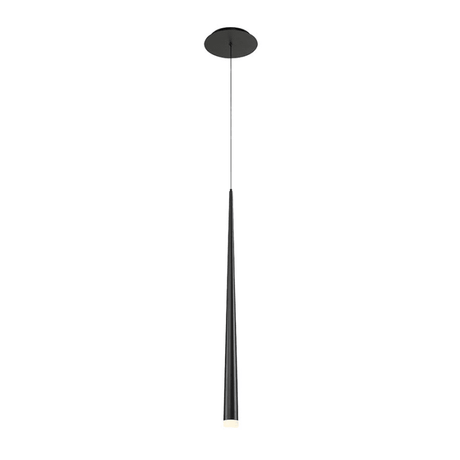 Modern Forms PD-41828-BK - Cascade Pendant in matte black finish, ideal for modern interiors and energy-efficient lighting.