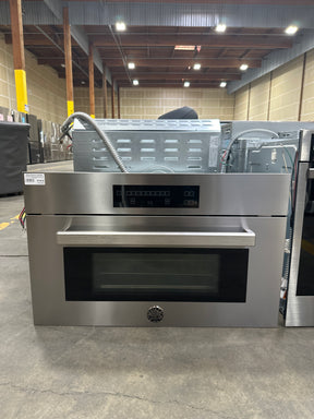 BERTAZZONI PROF30CSEX 30 Inch Convection Steam Oven with 1.34 cu. ft. Capacity, Stainless Steel Cavity, Large Water Reservoir.