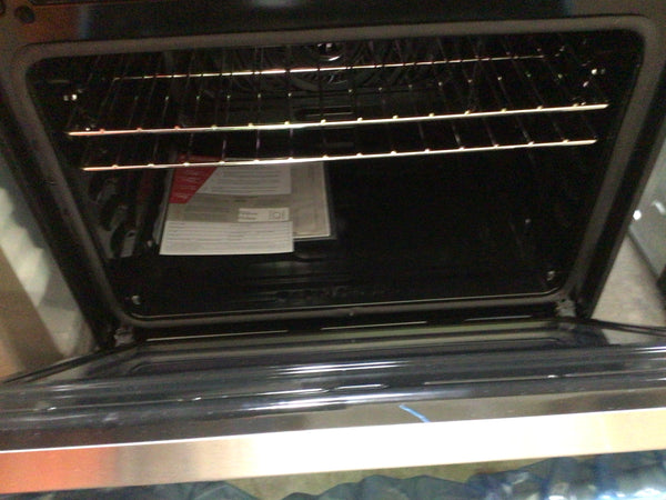 Frigidaire wall oven interior with racks