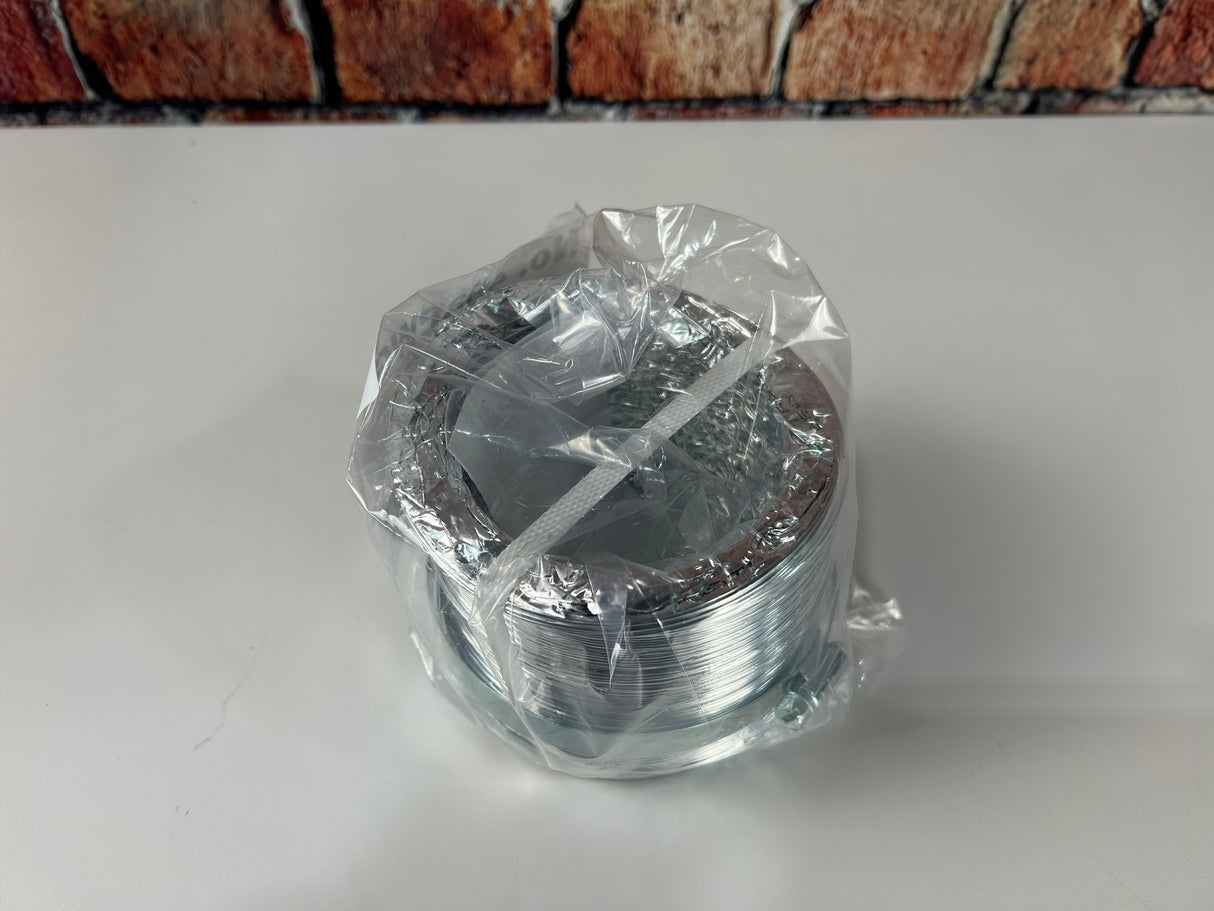 ACCESSORY - DRYER VENT HOSE KIT (WITH CLAMPS) packaged and ready for efficient dryer installation.