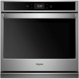 Whirlpool WOS72EC0HS – 30" Smart Single Electric Wall Oven with Convection and Touchscreen – Stainless Steel, appliance overstock